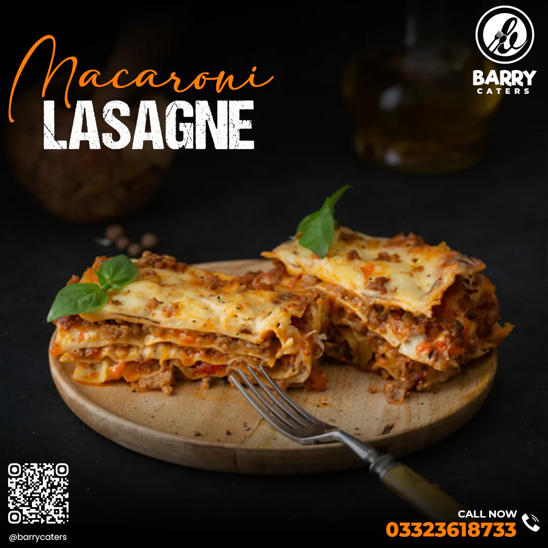 Barry Caterers — Macaroni Lasagne