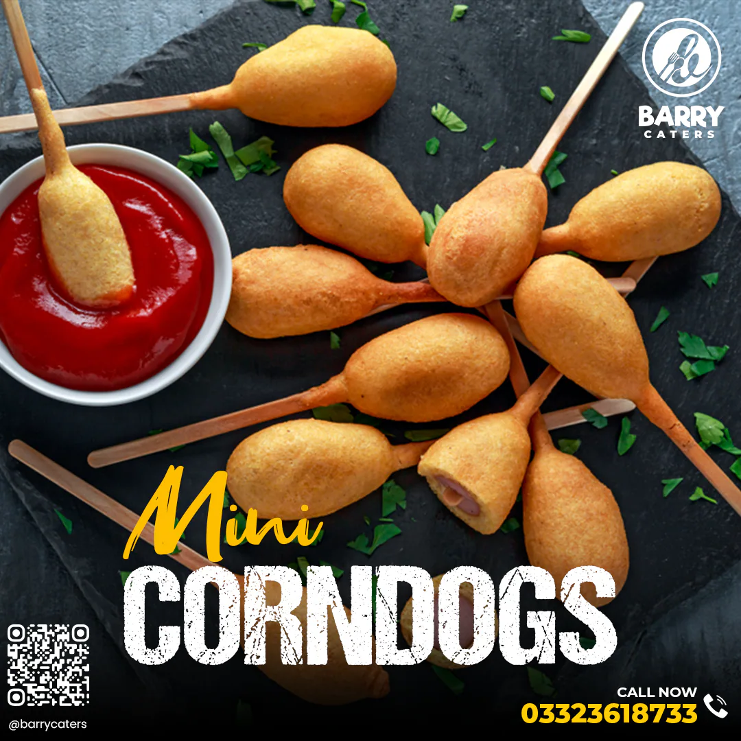 Barry Caterers — Mini Corndogs