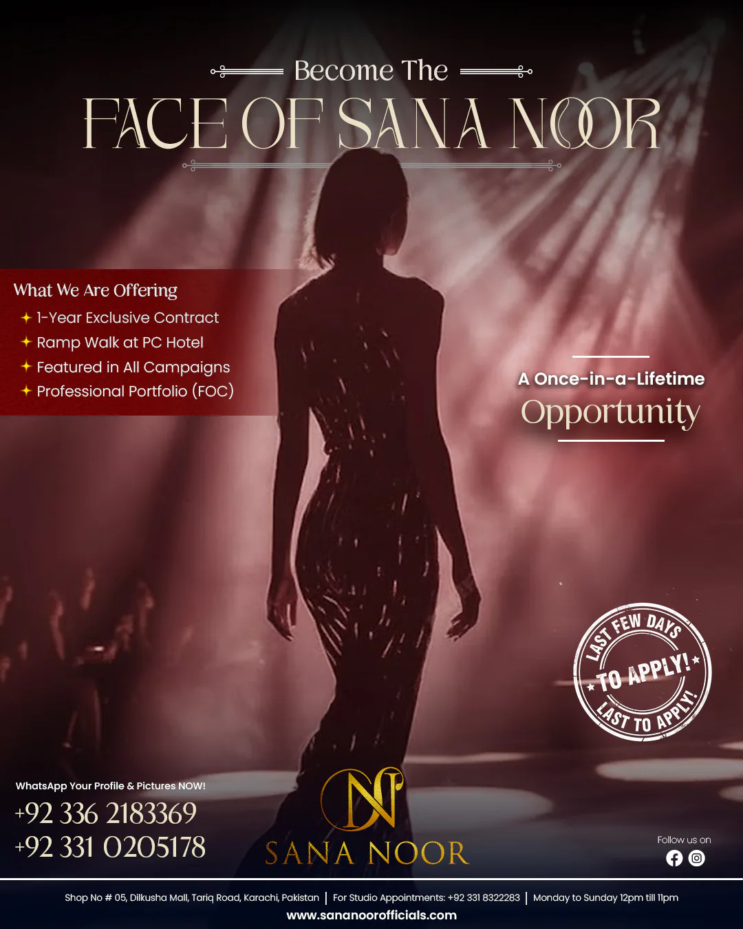 Sana Noor — Face of Sana Noor