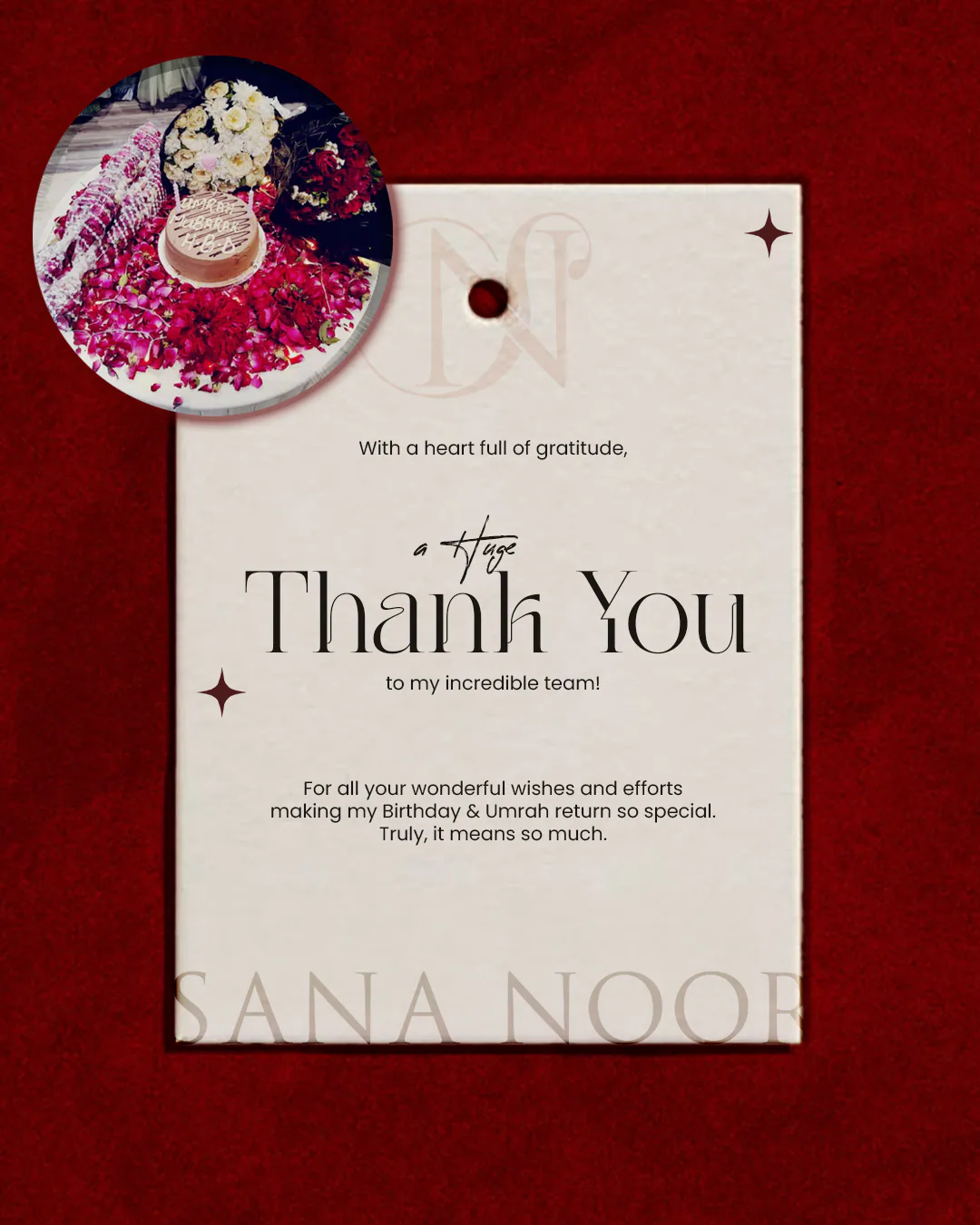 Sana Noor — Thank You