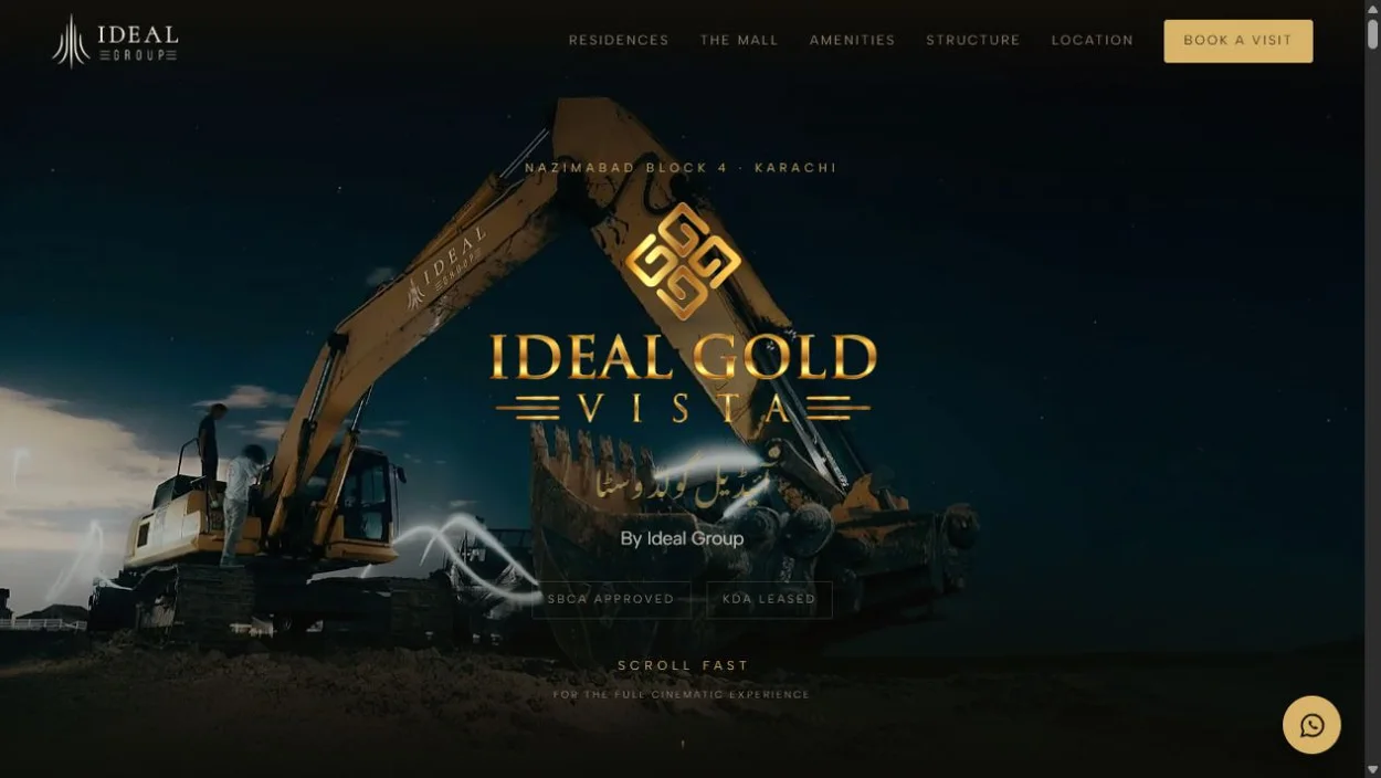 Ideal Group homepage preview